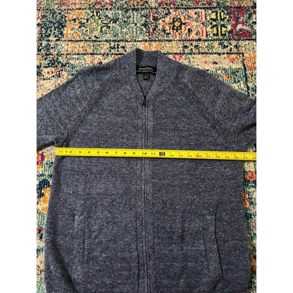 Banana Republic Full Zip Sweater 100% Linen Linificio E Canapificio Men’s M‎ - Picture 5 of 6